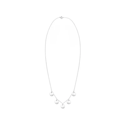 Abbildung von Elli Coins Basic Halskette silvercoloured, Damen, Größe: 45, Silver coloured