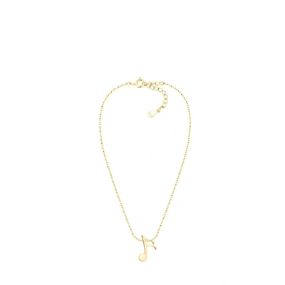 Abbildung von Sofia Milani Quarter Musical NOTE Halskette, Damen, Größe: One Size, Gold coloured