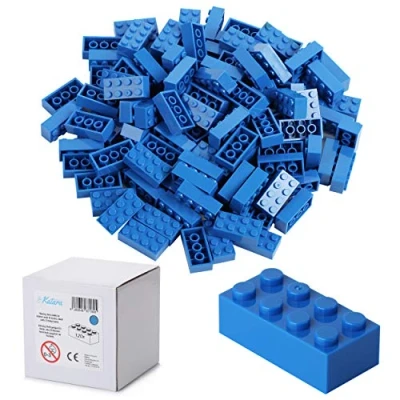 Abbildung von Katara 120 Steckbausteine 4x2 Noppen, Spielzeug Konstruktionsspielsteine, (Packung), 100% Kompatibel Sluban, Papimax, Q Bricks, LEGO®