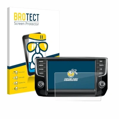 Abbildung von BROTECT Schutzglas für Volkswagen Passat 2015 Discover Pro 8&quot; 2014 Schutzfolie Panzer Folie Glas [Extrem Kratzfest 9H, Anti Fingerprint,