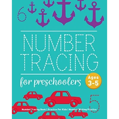 Abbildung von Number Tracing Book For Preschoolers: Book, Practice Kids, Ages 3 5, Writing