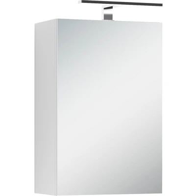 Abbildung von byLIVING Spiegelschrank &quot;Spree&quot;, Breite 40 cm, 1 türig, mit LED Beleuchtung und Schalter /Steckdosenbox