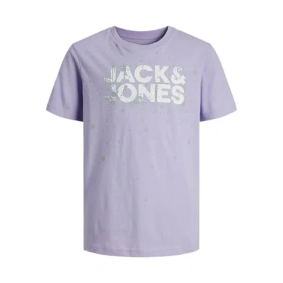 Abbildung von JACK&amp;JONES JUNIOR Jungen JCOSPLASH SMU Tee SS Crew Neck JNR T Shirt, Lavender, 128 cm