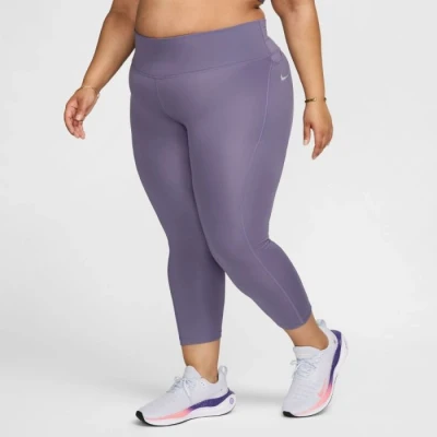 Abbildung von Nike Dri Fit Fast Crop Tight (Plus Size) 1X Lila