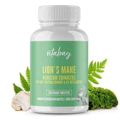 Abbildung von Vitabay Lions Mane Hericium Erinaceus 60.000 mg 180 St