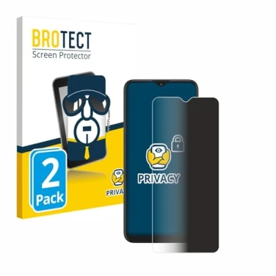 Abbildung von BROTECT (2 Stück Anti Spy Blickschutzfolie für Motorola Moto G9 Play Privacy Screen Protector [Displayschutz Folie, Sichtschutz, Blaulichtfilter]