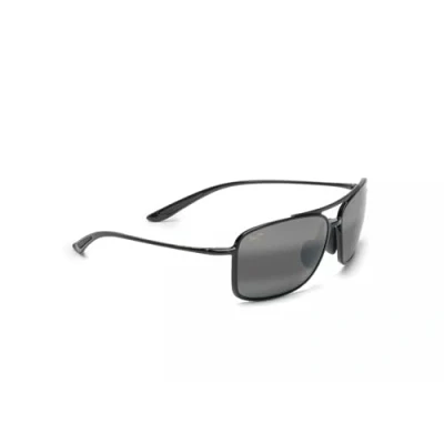 Abbildung von Maui Jim Unisex Sunglasses, Grey kaupo Gap Black glos, 61/15/140
