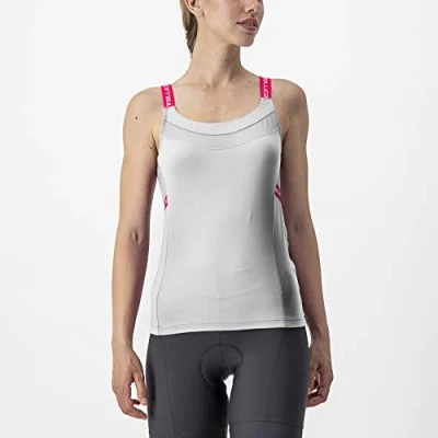 Abbildung von CASTELLI 4523045 065 BAVETTE TOP T Shirt Women&#039;s Elfenbein/persisches Rot L