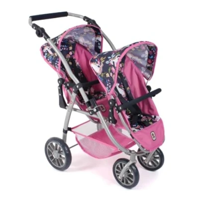 Abbildung von CHIC2000 Puppen Zwillingsbuggy Vario, Einhorn