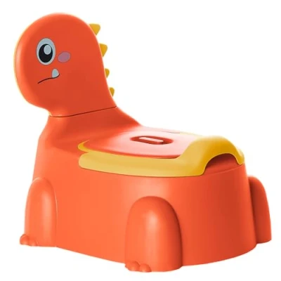 Abbildung von Kinder töpfchen Lern Toilette mit Rückenlehne Babytoilette Baby und Kindertoilette Bequem, rutschfest, spritzwassergeschützt geruchshemmend Einfaches Entleeren abnehmbarem Topf