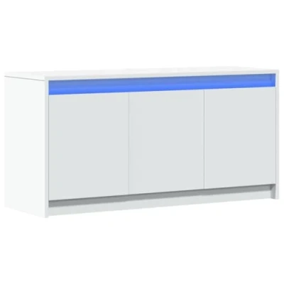 Abbildung von vidaXL TV Schrank mit LED Beleuchtung Weiß 100x34x50 cm Holzwerkstoff (1 St)