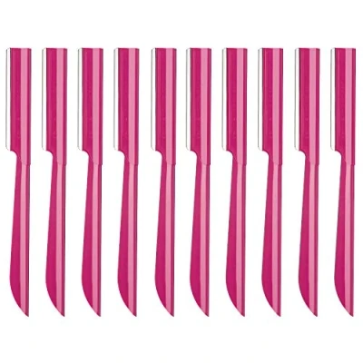 Abbildung von Augenbrauen Rasiermesser, Miss Gorgeous 10pcs Rasierer Augen Augenbraue Reparatur Gesichts Haarentferner Trimmer Rasierens Installationssatz für Mode Mädchen Damen