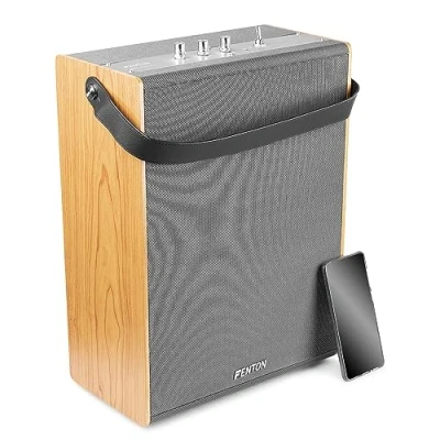 Abbildung von Fenton VBS80 Retro Bluetooth Lautsprecher mit Akku