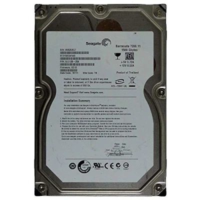 Abbildung von 1500GB Seagate HDD Barracuda 7200.11 ST31500341AS SATA2 ID14203 (Generalüberholt)