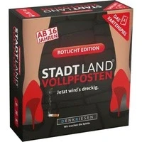 Abbildung von DENKRIESEN Spiel STADT LAND VOLLPFOSTEN Das Kartenspiel Rotlicht...