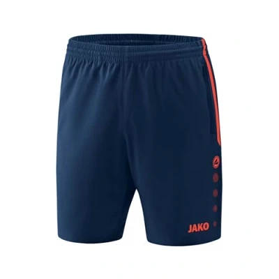 Abbildung von JAKO Herren Konkurrence 2.0 Shorts, Mehrfarbig (Navy/Flame), L EU