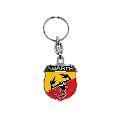 Abbildung von Abarth 21762 Offizieller Schlüsselanhänger Logo, Metallschild