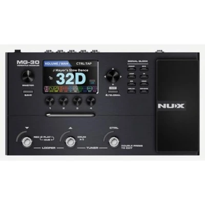 Abbildung von NuX MG 30 Multi Effects Modeler Pedal, Schwarz
