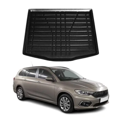 Abbildung von OMAC Kofferraumwanne Laderaumwanne kompatibel mit FIAT Tipo Kombi 2016 2024 Untere Gummi TPE