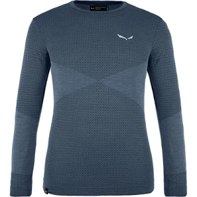Abbildung von SALEWA T Shirt, langärmlig, Marke, Modell ZEBRU Med Warm AMR K L/S Tee
