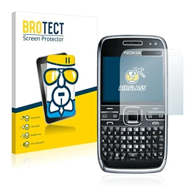 Abbildung von BROTECT Schutzglas für Nokia E72 Schutzfolie Panzer Folie Glas [Extrem Kratzfest 9H, Anti Fingerprint, Ultra Transparent]
