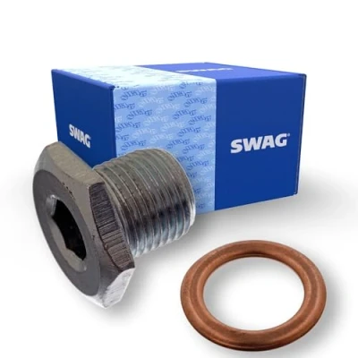 Abbildung von SWAG 62 94 7130 Ölablaßschraube Stahl 21, 8 mit Dichtring PEUGEOT: 206 Schrägheck, 308 I SW, 307 CITROËN: C5 III Kombi, C4 Picasso 1