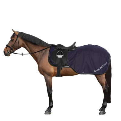Abbildung von Back on Track Ausreitdecke Sammy Blau 145 cm