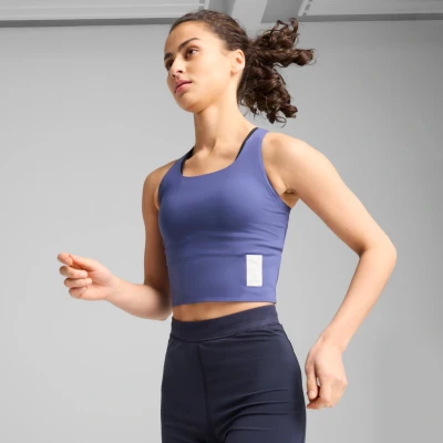 Abbildung von Puma Run Crop Saysky Blau XL