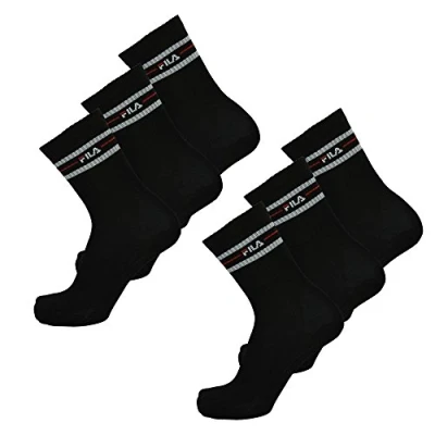 Abbildung von Fila F9092, Socken Uni, schwarz, 39/42
