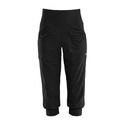 Abbildung von Winshape Damen Functional Comfort ¾ Leisure Trousers Lei201c Lässige Hose, Schwarz, S EU
