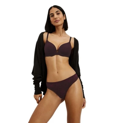 Abbildung von Triumph Amourette Tshirt BH, Damen, Größe: 80C, Deep burgundy
