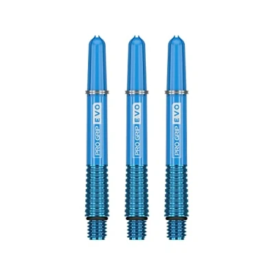 Abbildung von Target Darts Blau Pro Grip Evo Aluminium Dartschäfte Zwischenbericht