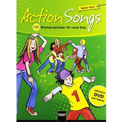 Abbildung von Action Songs, ermässigtes Paketangebot: Buch + 2 Audio CDs: 111 Bewegungslieder für coole Kids. Inklusive DVD mit Videos