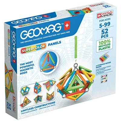 Abbildung von Geomag SuperColor Panels Recycled, Neodym Magnet Spielzeug, 5 Jahr(e), Mehrfarbig