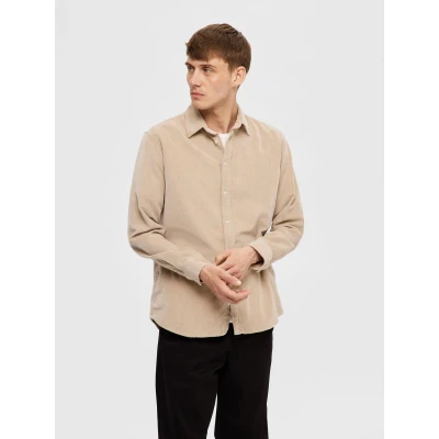 Abbildung von Selected Homme Slhregowen Hemd, Herren, Größe: Large, Breen