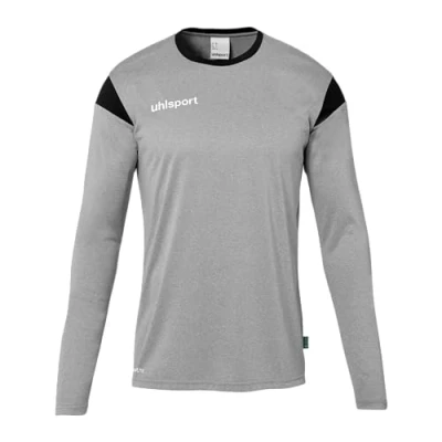 Abbildung von uhlsport Unisex Squad 27 Langarm Trikot, Dark Grau Melange/Schwarz, 128 EU