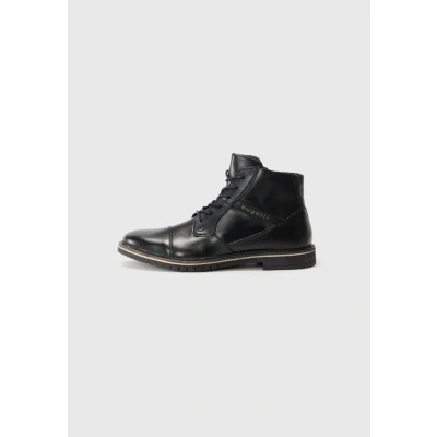 Abbildung von bugatti Schnürstiefelette, Herren, Größe: 48, Black Schuhe