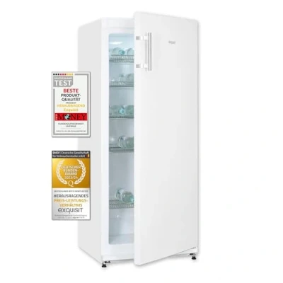Abbildung von exquisit Getränkekühlschrank &quot;GKS29 V H 280E weiss&quot;, GKS29 weiss, 145,5 cm hoch, 60 breit