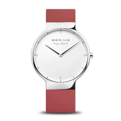 Abbildung von Bering Quarzuhr 15540 500 Max René Silikon Herrenuhr 40mm 5ATM