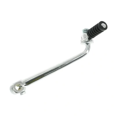 Abbildung von Kickstarterhebel verchromt SR50, SR80 mit Gummi