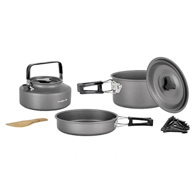 Abbildung von Brunner 0802024N Popote Outdoor Aluminium Packpot Ultralite 18 für 3/4 Personen