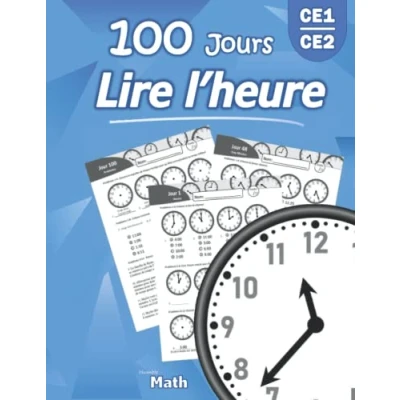 Abbildung von lire l&#039;heure: (CE1 / CE2) Montessori Apprendre à l&#039;heure (dès 6 ans)