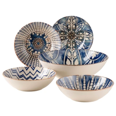 Abbildung von MÄSER Schüssel Iberico Blue, Steinzeug, (5 tlg)