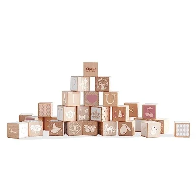 Abbildung von Classic World Holzbausteine Iris Lernspielzeug Stapelsteine Spielbausteine