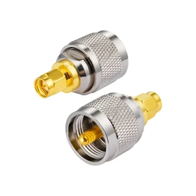 Abbildung von Vecys Funkgerät SMA Stecker auf UHF Gerader Adapter PL259 2 Stück für Amateurfunk Funk Walkie Talkie Handfunkgerät Pl Antennenadapter CB Radio…