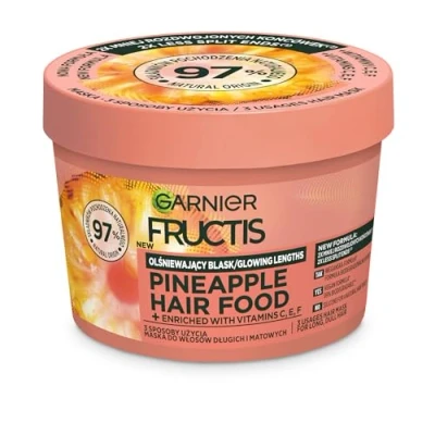 Abbildung von Garnier Fructis Hair Food Pineapple Maske für langes, mattes Haar 400ml