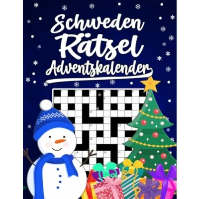 Abbildung von Schwedenrätsel Adventskalender: Großer Kreuzwort Rätselspaß für die Vorweihnachtszeit I liebevoll gestaltetes Innenleben Inkl. Anleitungen und Lösungen Extra Groß