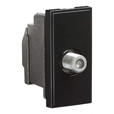 Abbildung von Knightsbridge NETSATSBK SAT TV Anschlussmodul, abgeschirmt, 25 mm x 50 mm, Schwarz