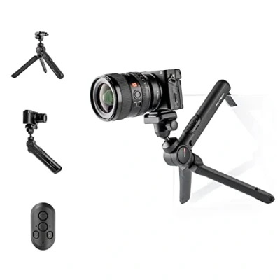 Abbildung von PGYTECH MANTISPOD 2.0 Bluetooth Mini Kamera Stativ und Handy Vlogging 6 Modi Kleiner Reise Flexibler DSLR Taschenständer Video Vlog Desktop Shooting Selfie Halterung mit Fernbedienung