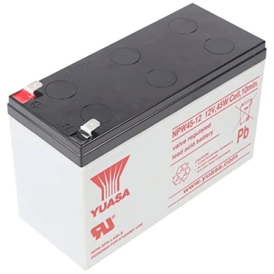 Abbildung von Yuasa NPW45 12 Blei PB Akku Volt, 8500mAh mit Faston 6,3 mm Kontakten